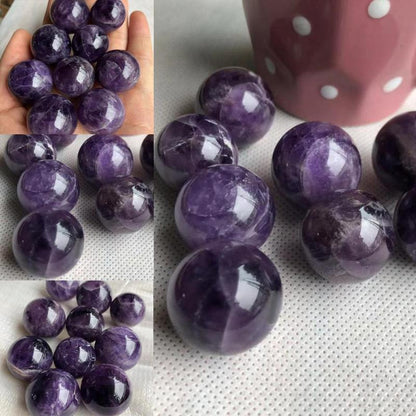 Natural Amethyst Quartz Sphere